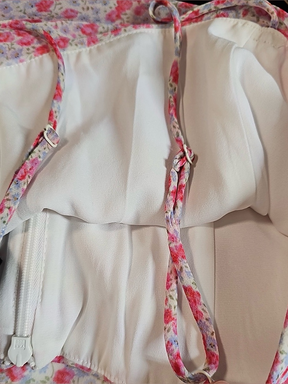 Bardot Pink Ditsy Floral Ruched Midi Dress Size 6 NWT - Picture 10 of 10